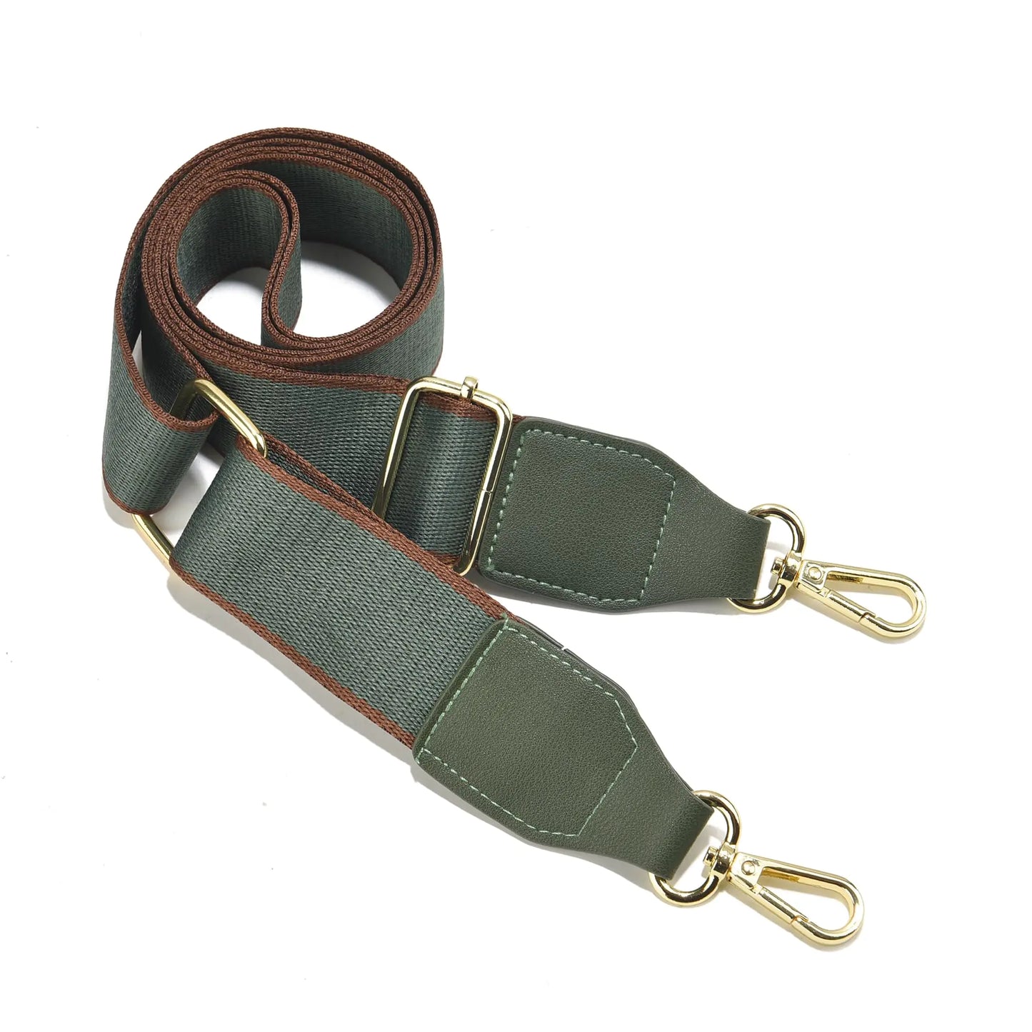 LEMEDE Purse Strap Wide Replacement Crossbody Bag Straps 1.5" Canvas Handbag Shoulder Strap Adjustable Tote Belt(Gold Hardware