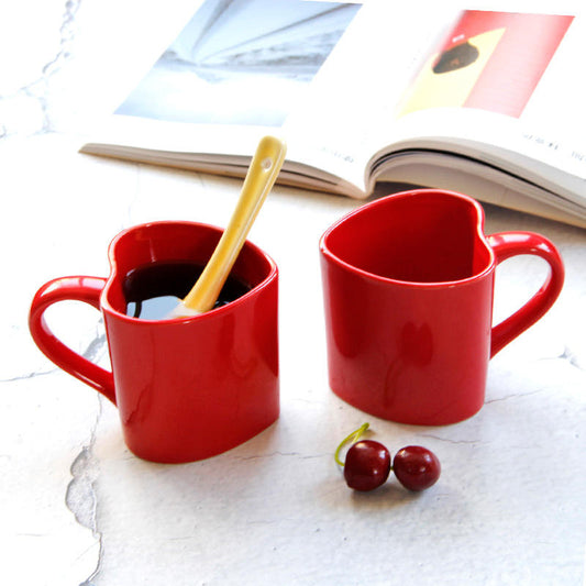 Creative Red Love Ceramic Cup - Uniquely In The Bag