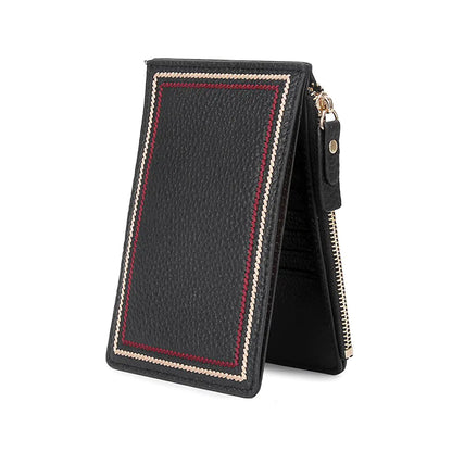 Compact Ultra-thin Leather Wallet for Ladies