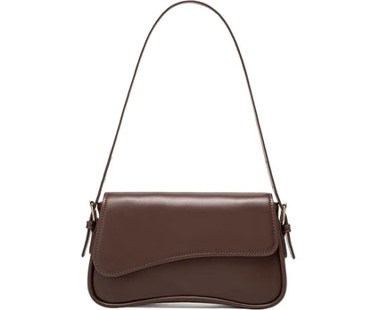 SYXLCYGJ Underarm Shoulder Bag for Women Trendy Purse Vegan Leather Hobo Handbags Clutch Crossbody Bag (Coffee)