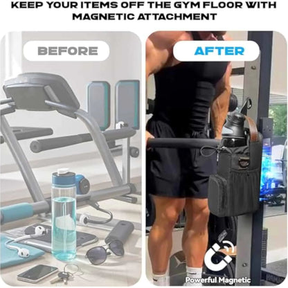 Waterproof Gym Bag with Bottle Holder – Fitness Travel Duffel