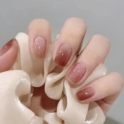 Short Press On Gradient Nails