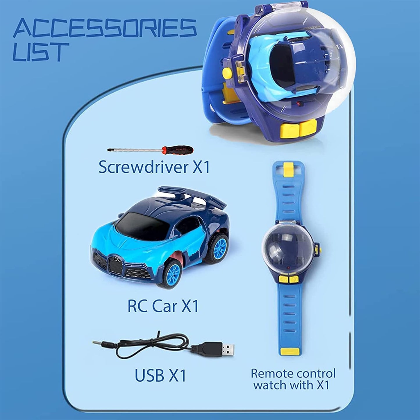 New Mini Remote Control Car Watch Toys - Uniquely In The Bag