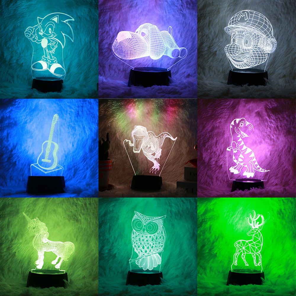 Creative color-changing LED night lamp - Uniquely In The Bag