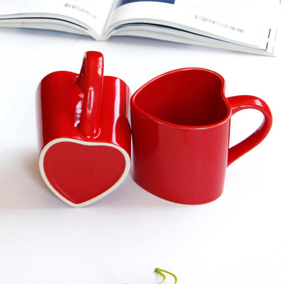 Creative Red Love Ceramic Cup - Uniquely In The Bag