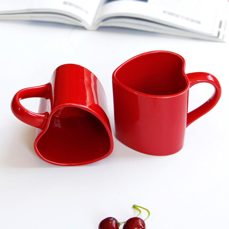 Creative Red Love Ceramic Cup - Uniquely In The Bag