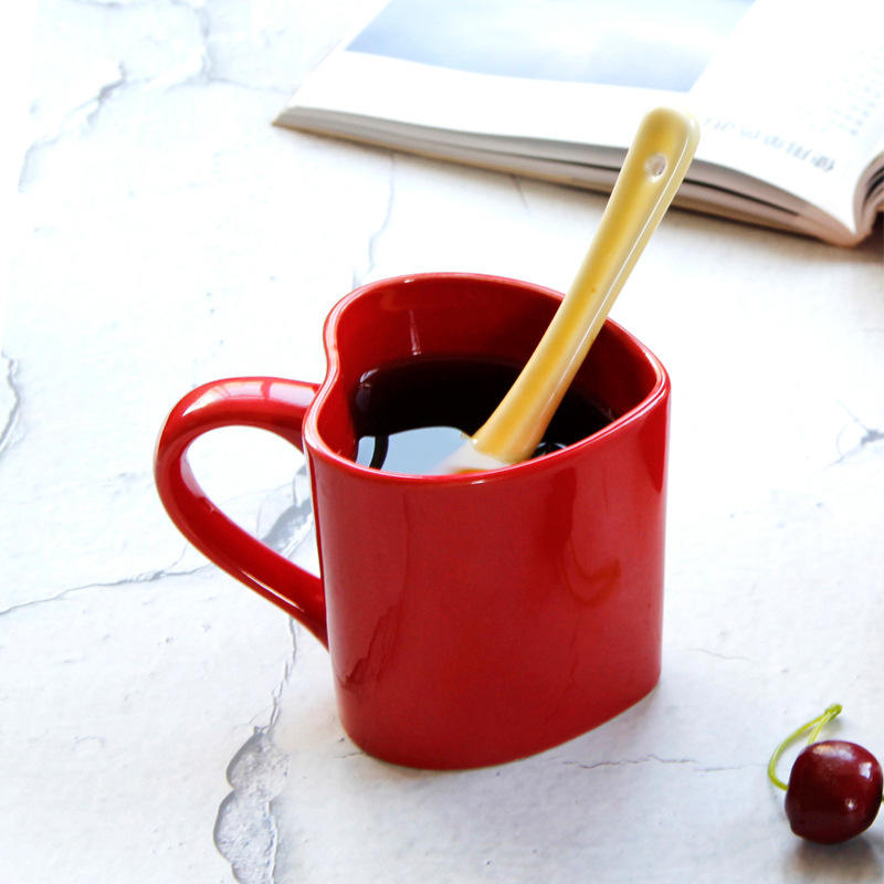 Creative Red Love Ceramic Cup - Uniquely In The Bag