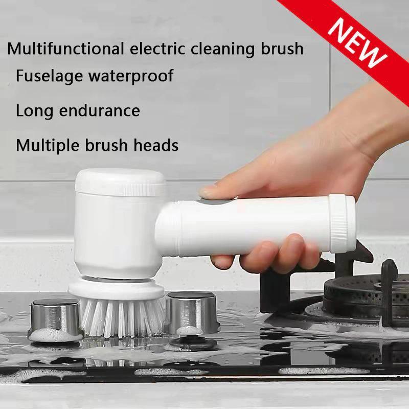 Electric Cleaning Brush 5-in-1 Handheld scrub